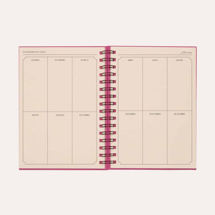 Agenda Sem Data Rosa Pink - Image 6