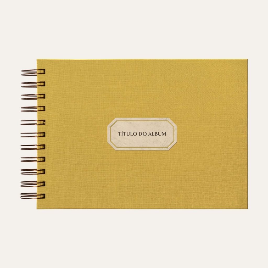 Álbum de Fotos Amarelo